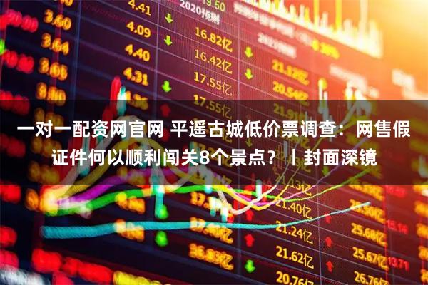 一对一配资网官网 平遥古城低价票调查：网售假证件何以顺利闯关8个景点？丨封面深镜